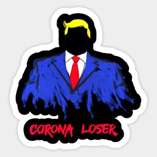 Anti Trump Corona Loser Sticker